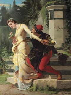 Vincenzo Cabianca - The courtship