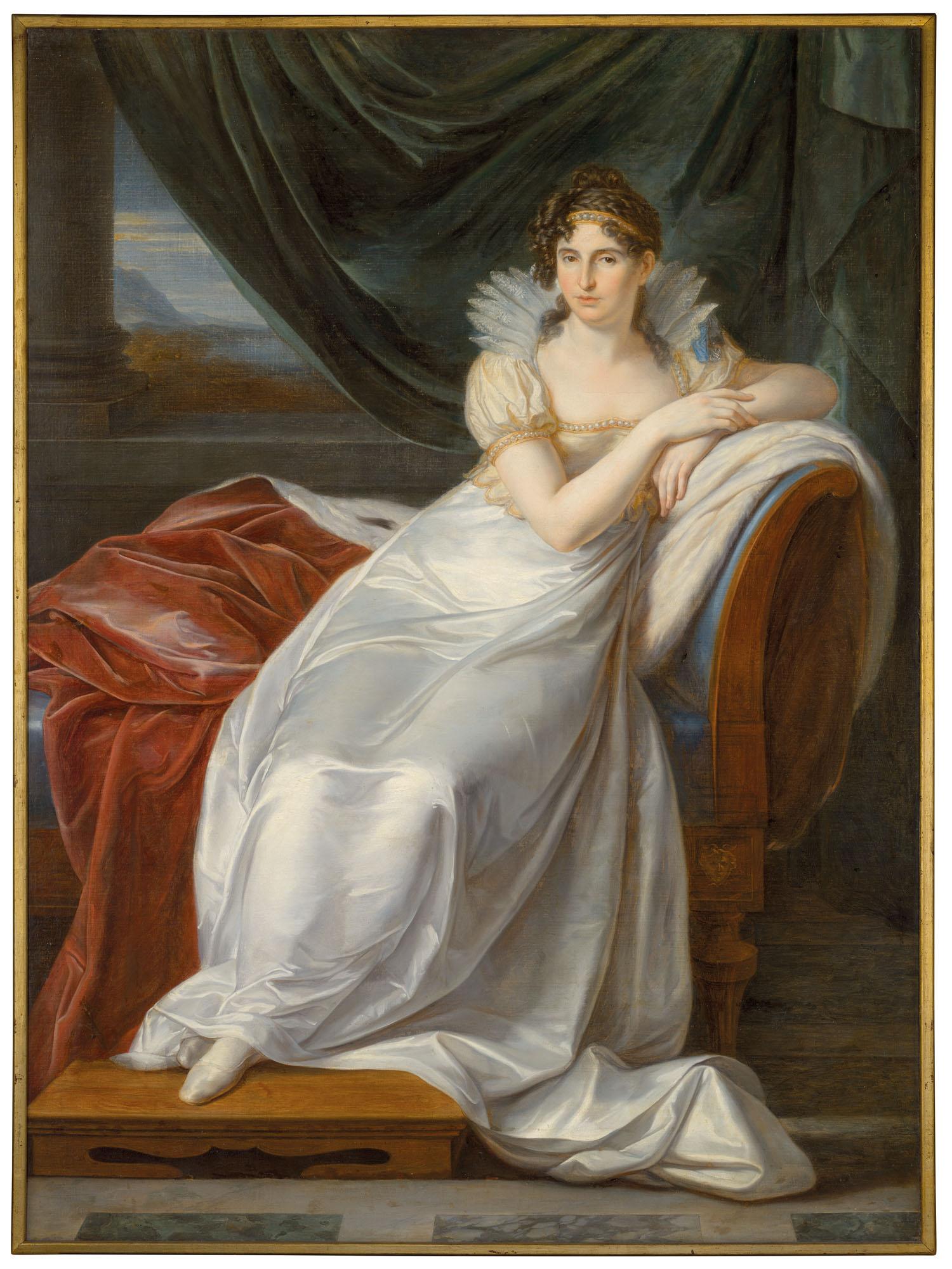Vincenzo Camuccini - Portrait of Princess Alexandra von Dietrichstein (née Shuvalova) (1775-1847)