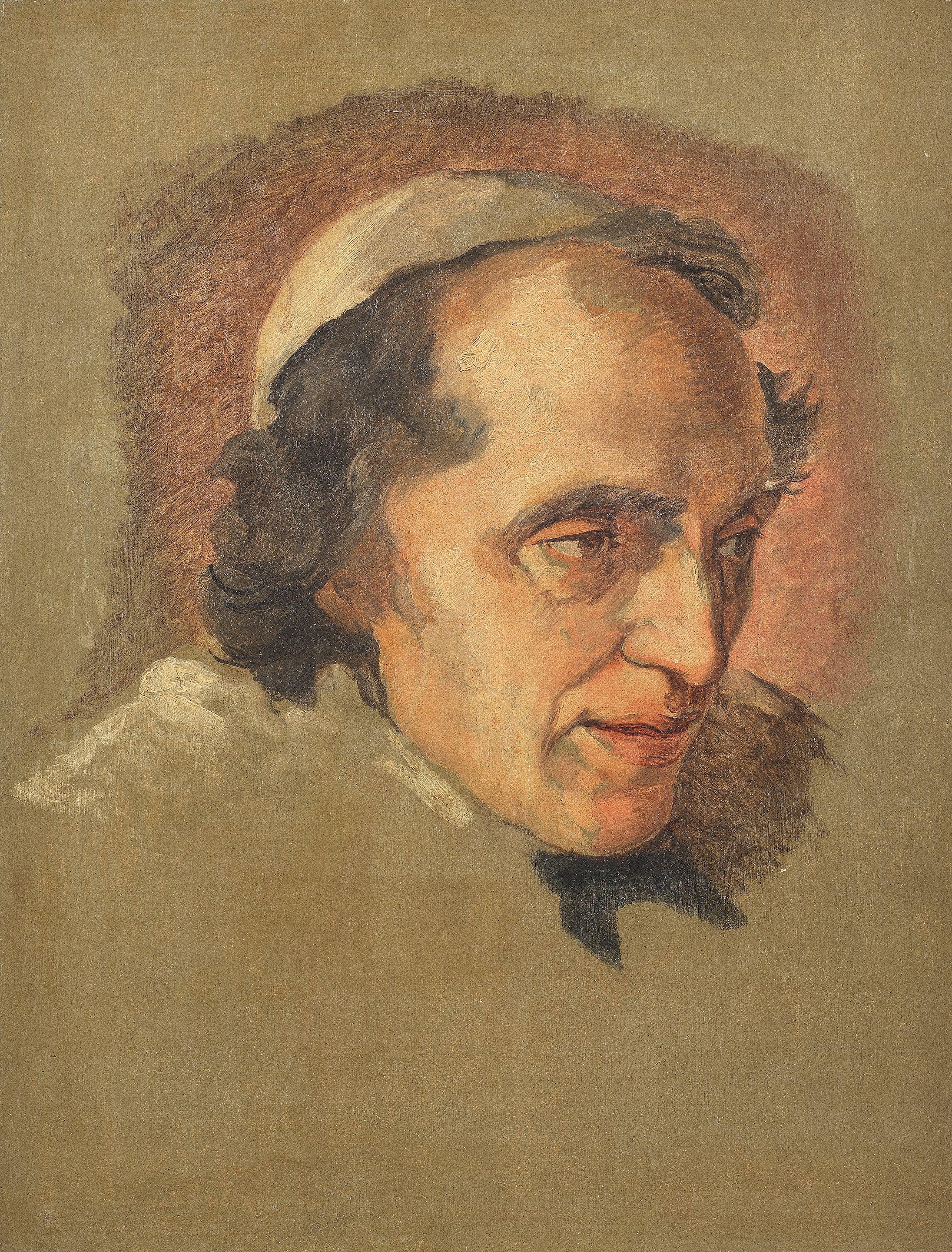 Vincenzo Camuccini - Study for the portrait of Pope Pius VII