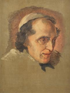 Vincenzo Camuccini - Study for the portrait of Pope Pius VII