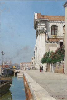 Vincenzo Caprile - Scorcio veneziano