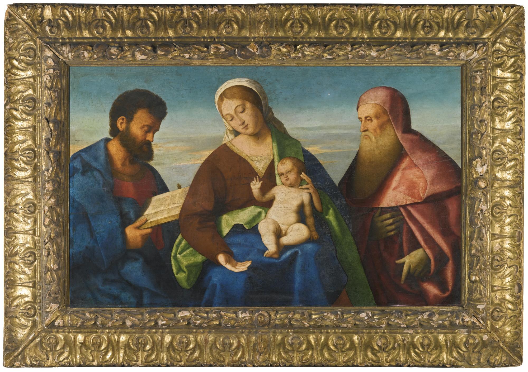 Vincenzo Catena - A Sacra Conversazione: The Madonna And Child With Saints Mark And Jerome