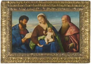 Vincenzo Catena - A Sacra Conversazione: The Madonna And Child With Saints Mark And Jerome