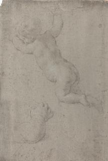 Vincenzo Dandini - 2 Bll.: Engelstudien für das Altarbild der „Immaculata Conceptio“