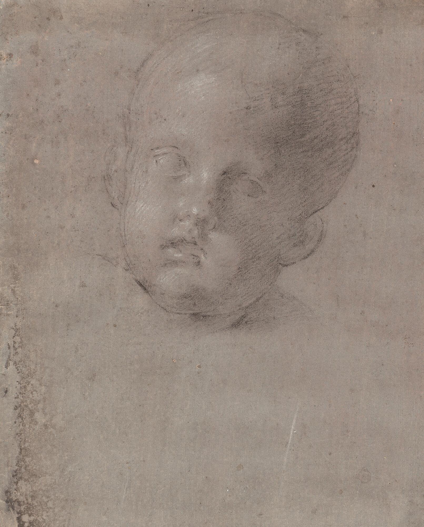 Vincenzo Dandini - 2 Bll.: Studien von Kinderköpfen