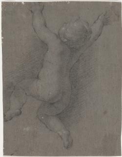 Vincenzo Dandini - 2 Bll.: Zwei fliegende Engel – Schwebender Engel in Rückenansicht