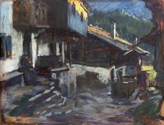 Vincenzo De Stefani - Vecchie case sappadine