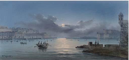 Vincenzo D\'Esposito - Grand Harbour, Valetta: By Day; And By Night (Illustrated)