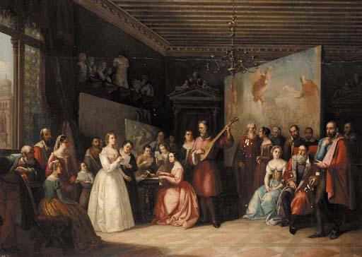 Vincenzo Giacomelli - Music in Titian\'s studio