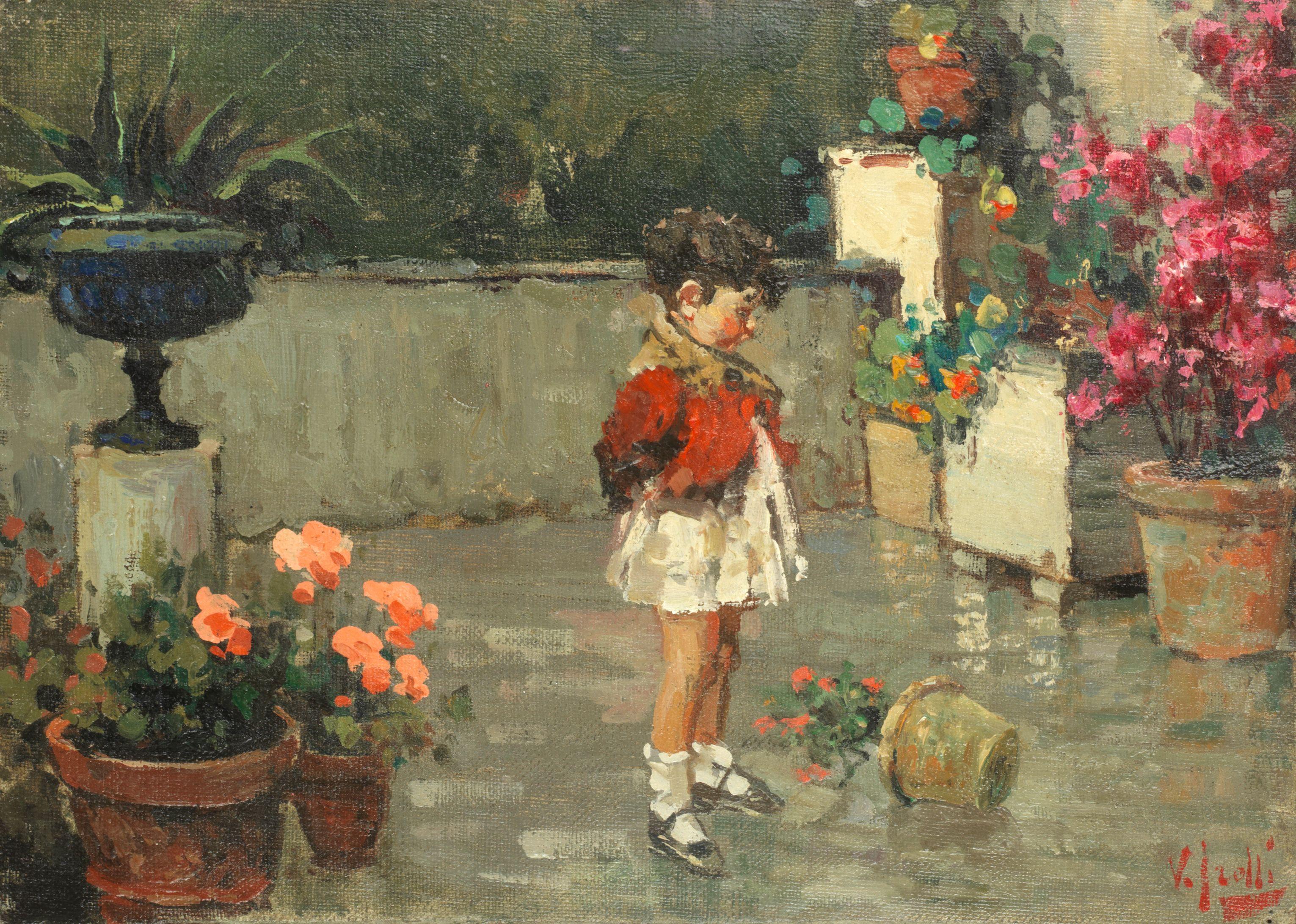 Vincenzo Irolli - Bambino Sul Terrazo