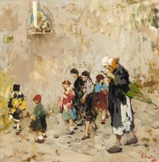 Vincenzo Irolli - Children in a street