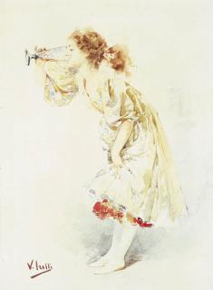 Vincenzo Irolli - Giovinetta che beve