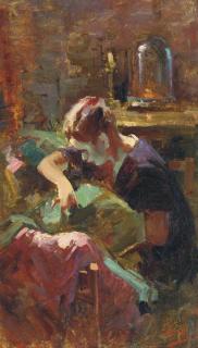 Vincenzo Irolli - La Ricamatrice