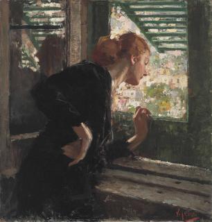 Vincenzo Irolli - Lady At A Window