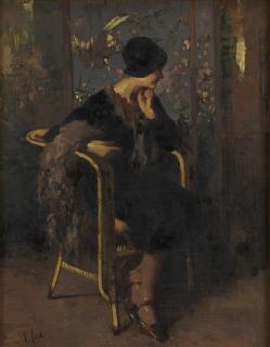 Vincenzo Irolli - Ritratto di giovane signora