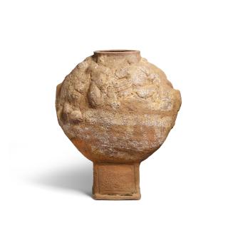 Viola Frey - Round Vietnam Memorial Pot