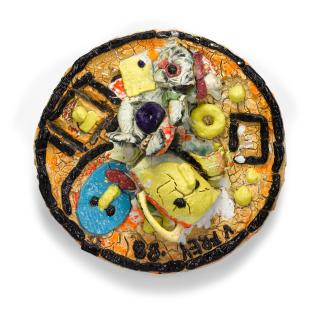 Viola Frey - Untitled (charger), 1988