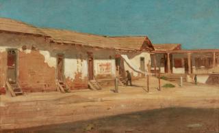 Virgil Williams - Early Los Angeles Adobe Scene