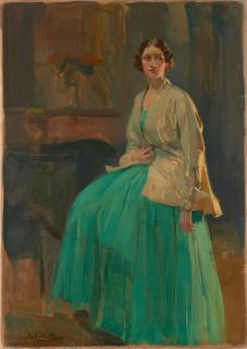 Virgilio Costantini - Portrait de Madame G. De Courcelles