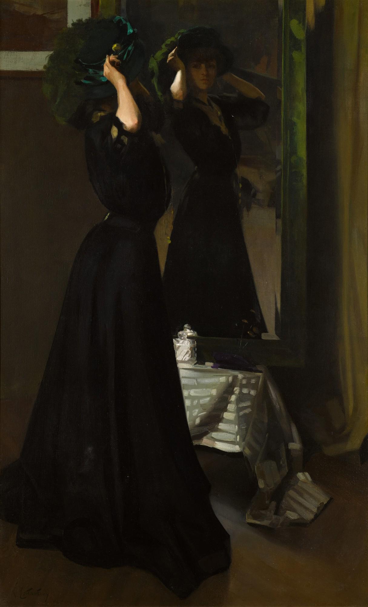 Virgilio Costantini - The Green Hat