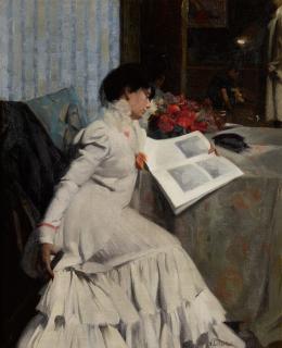 Virgilio Costantini - The Model\'s Repose