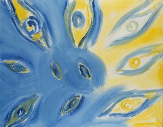 Virgilio Guidi - Occhi nello spazio