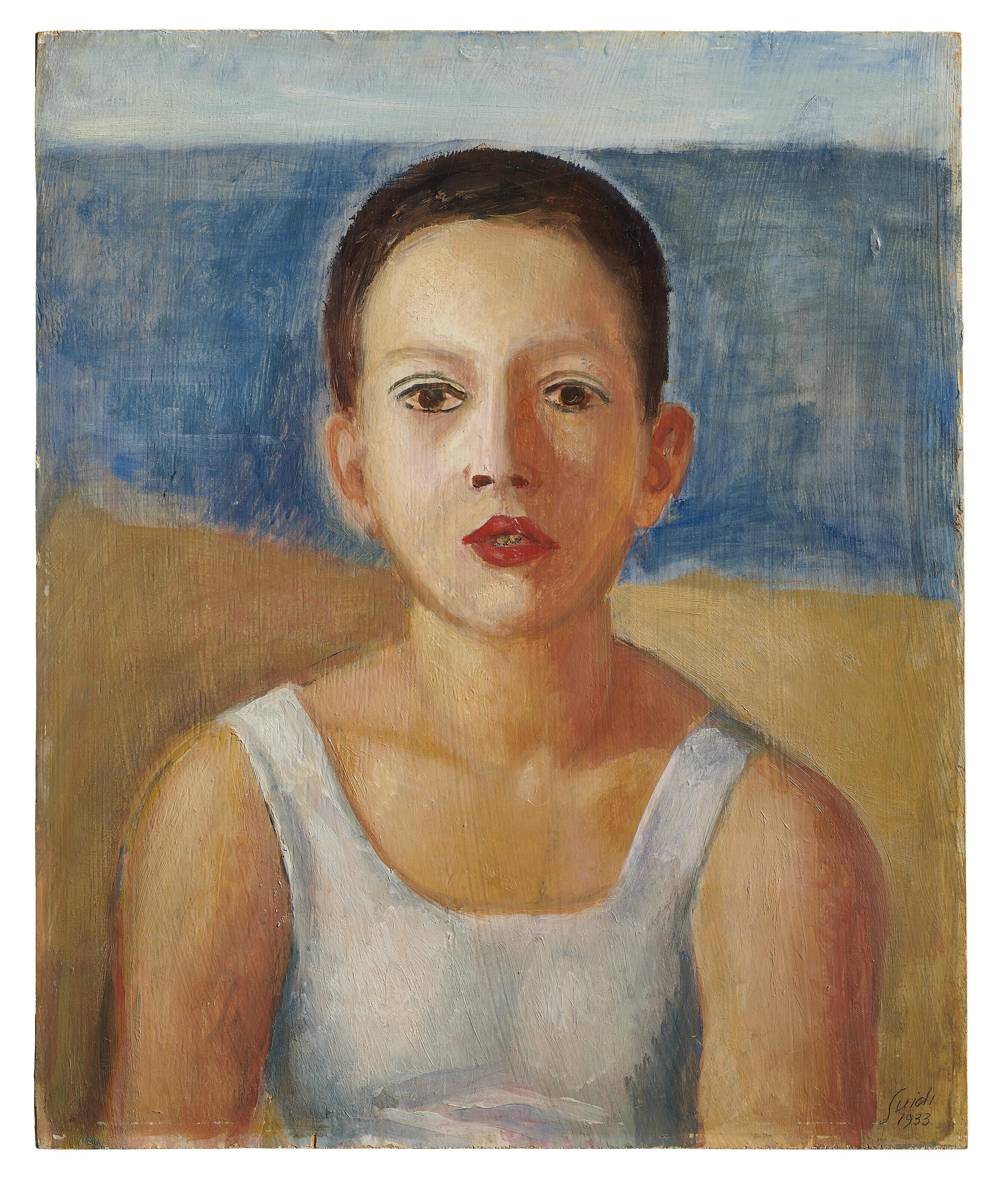 Virgilio Guidi - Ragazzo nuotatore