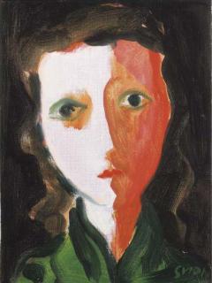 Virgilio Guidi - Testa di donna