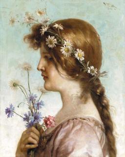 Virgilio Tojetti - A spring maiden
