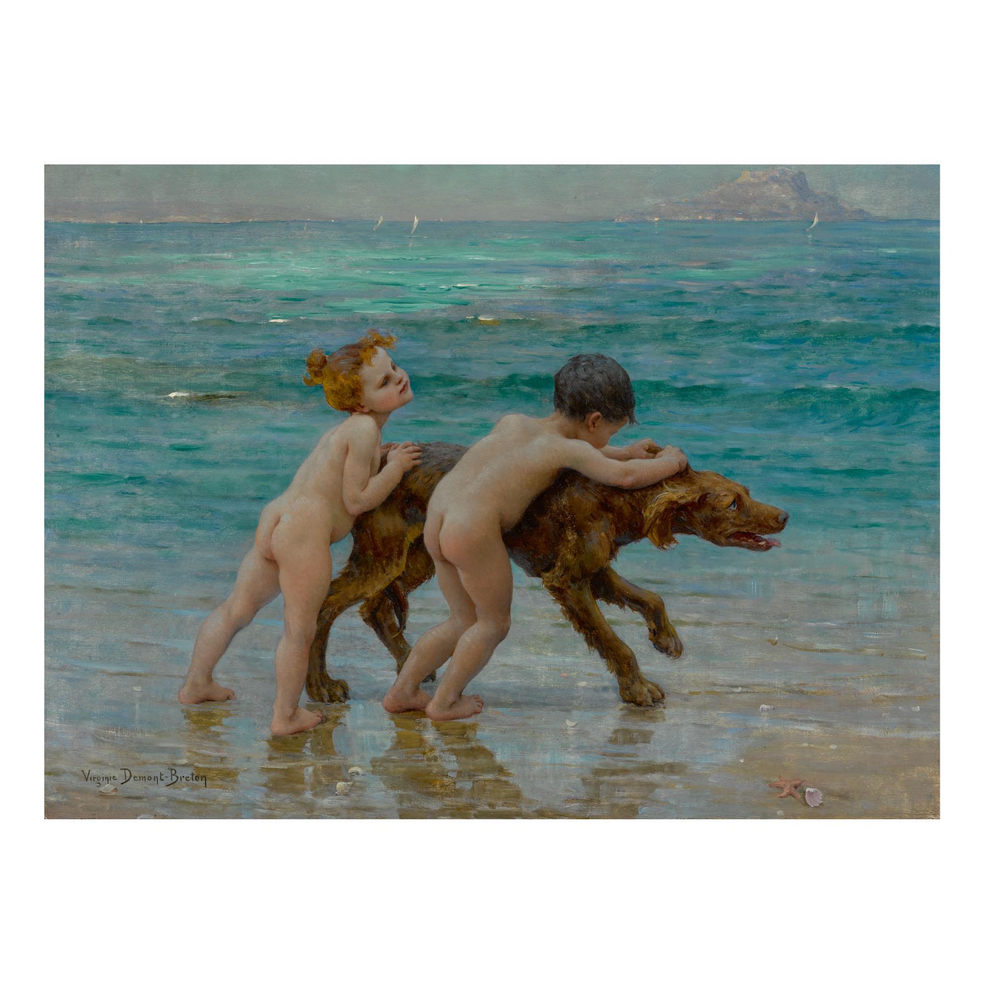 Virginie Demont-Breton - Au Pays Bleu