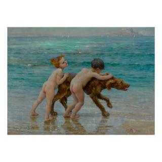 Virginie Demont-Breton - Au Pays Bleu