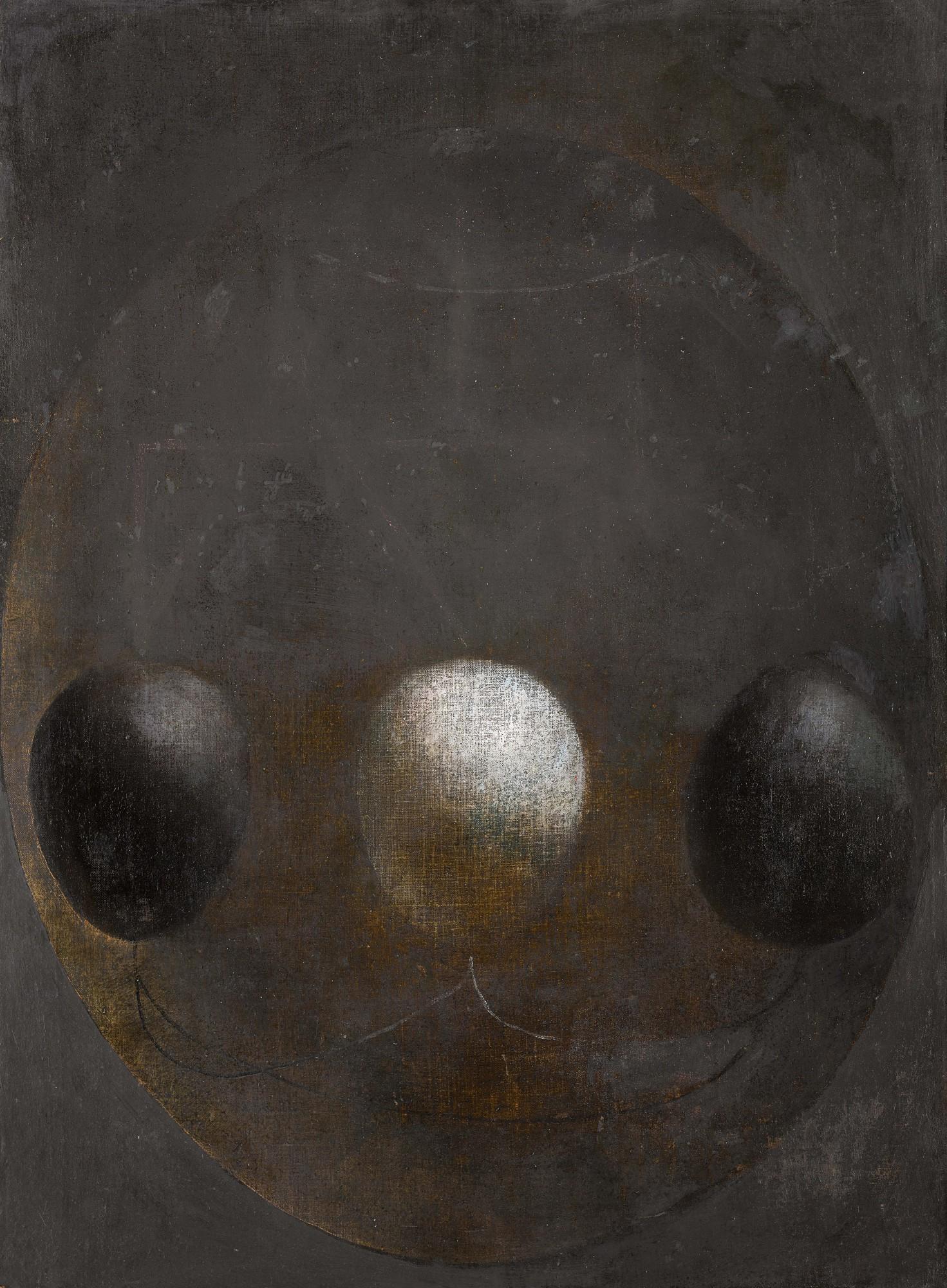 Vitaly Komar - Three Eggs in an Oval Niche