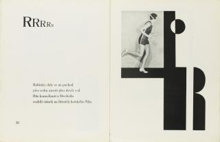 Vítězslav Nezval - Czech Abeceda. Taneční Komposice Milči Mayerové. Prague: J. Otto, 1926