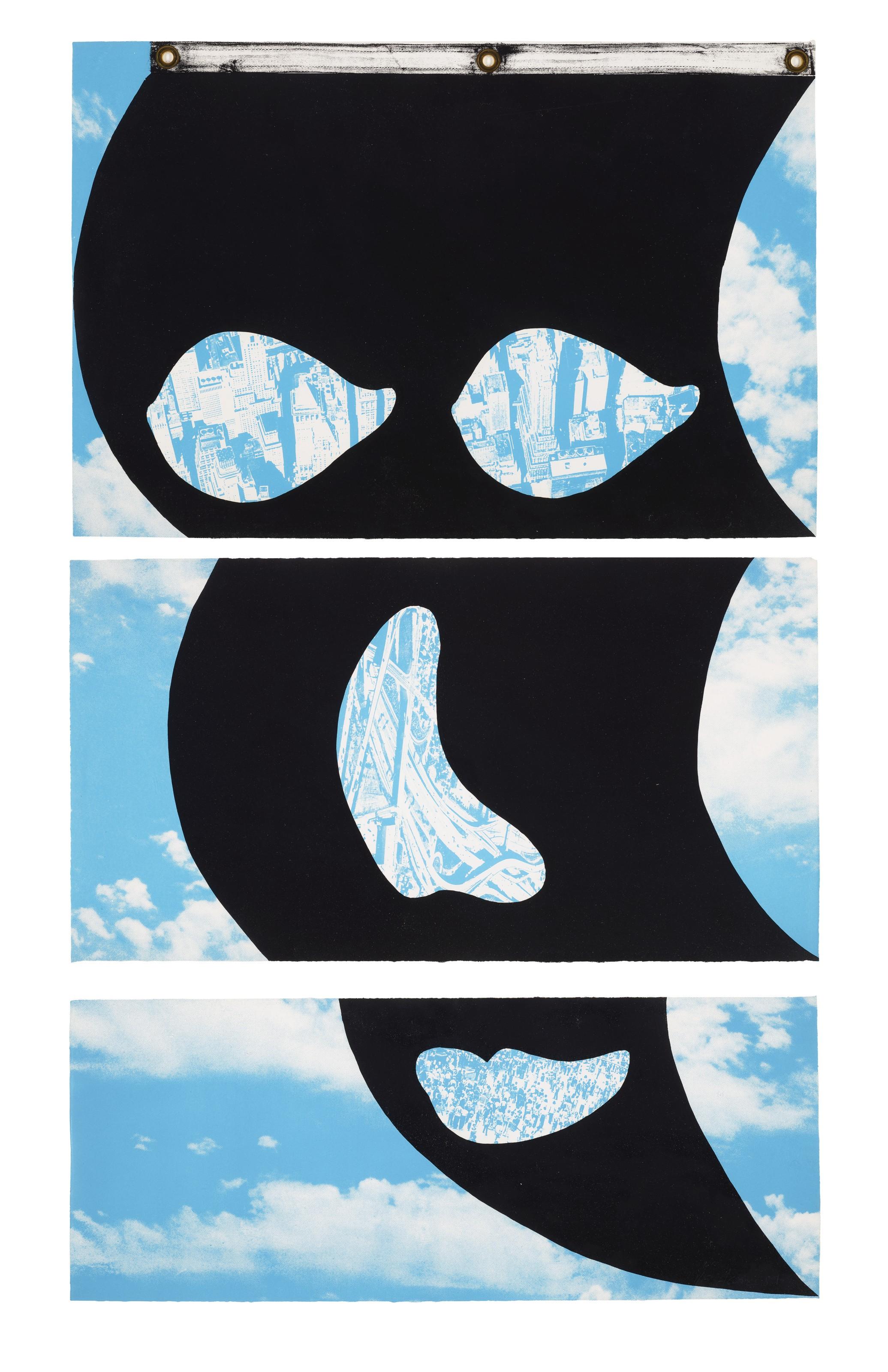 Vito Acconci - Face Flag