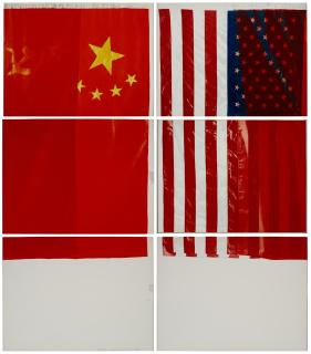 Vito Acconci - Three Flags For One Space And Six Regions