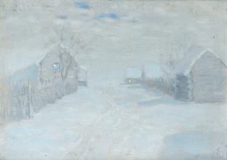Vitold Bilianitsky-Birulia - Winter twilight