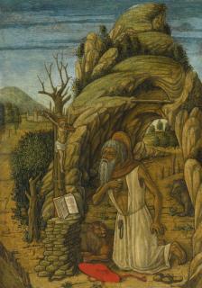 Vittore Crivelli - Saint Jerome In The Desert