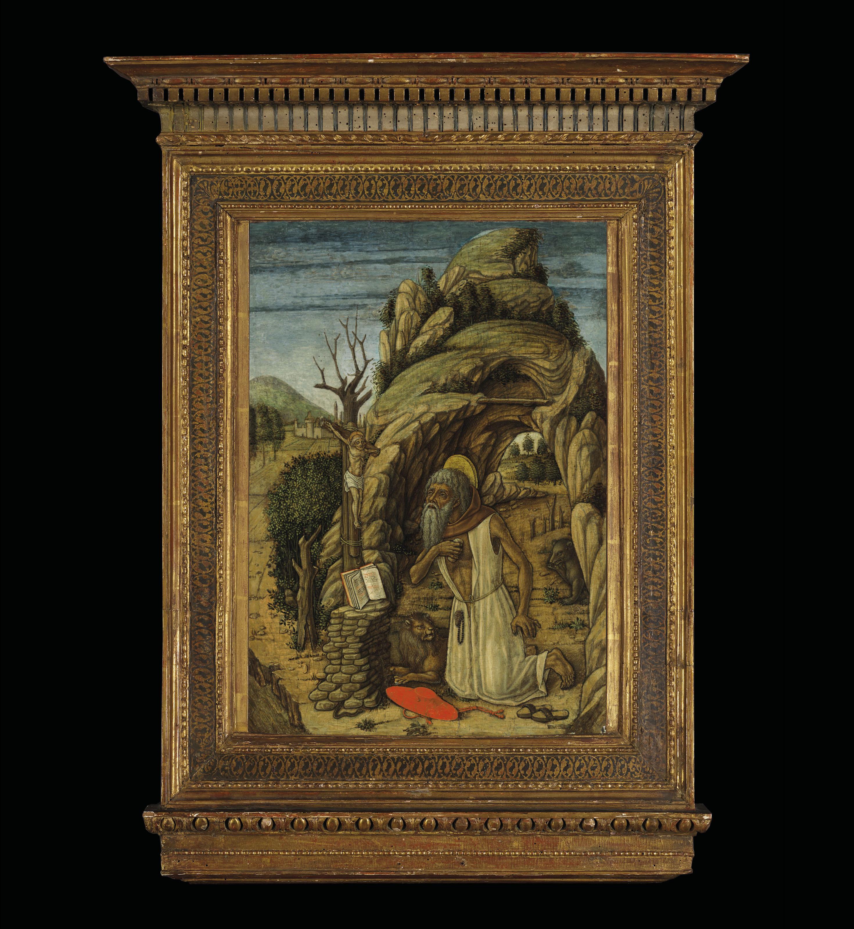 Vittore Crivelli - The Penitent Saint Jerome in the wilderness