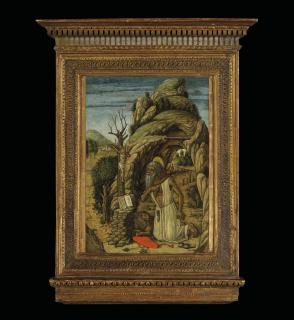 Vittore Crivelli - The Penitent Saint Jerome in the wilderness