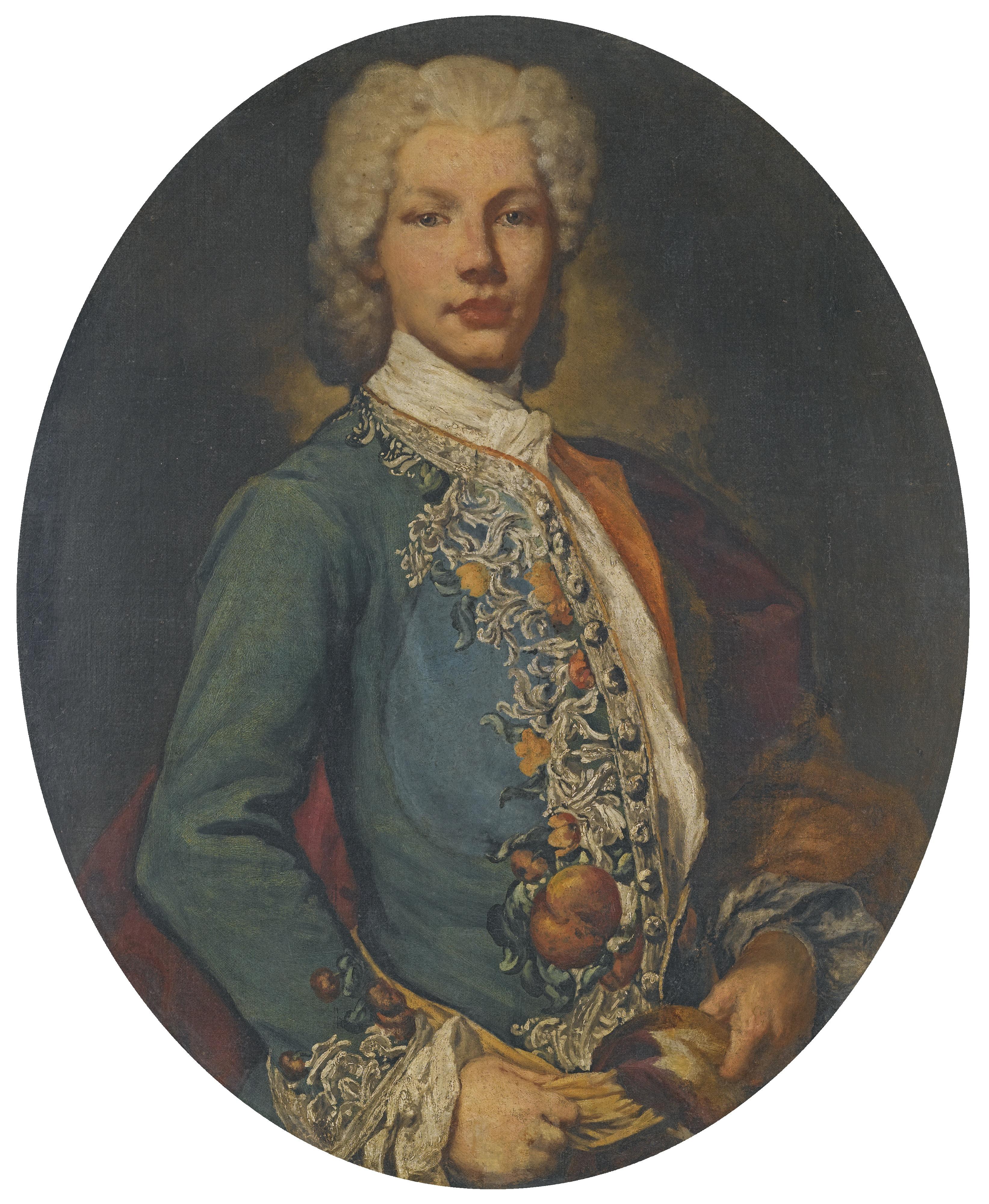 Vittore Ghislandi - Portrait Of A Young Man In A Green Tunic