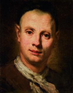 Vittore Giuseppe Ghislandi - Portrait Of A Man, Bust-Length