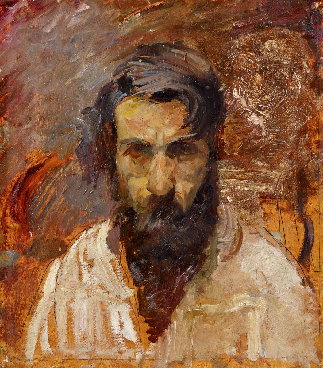 Vittore Grubicy de Dragon - Porträtstudie Emilio Longoni (?)