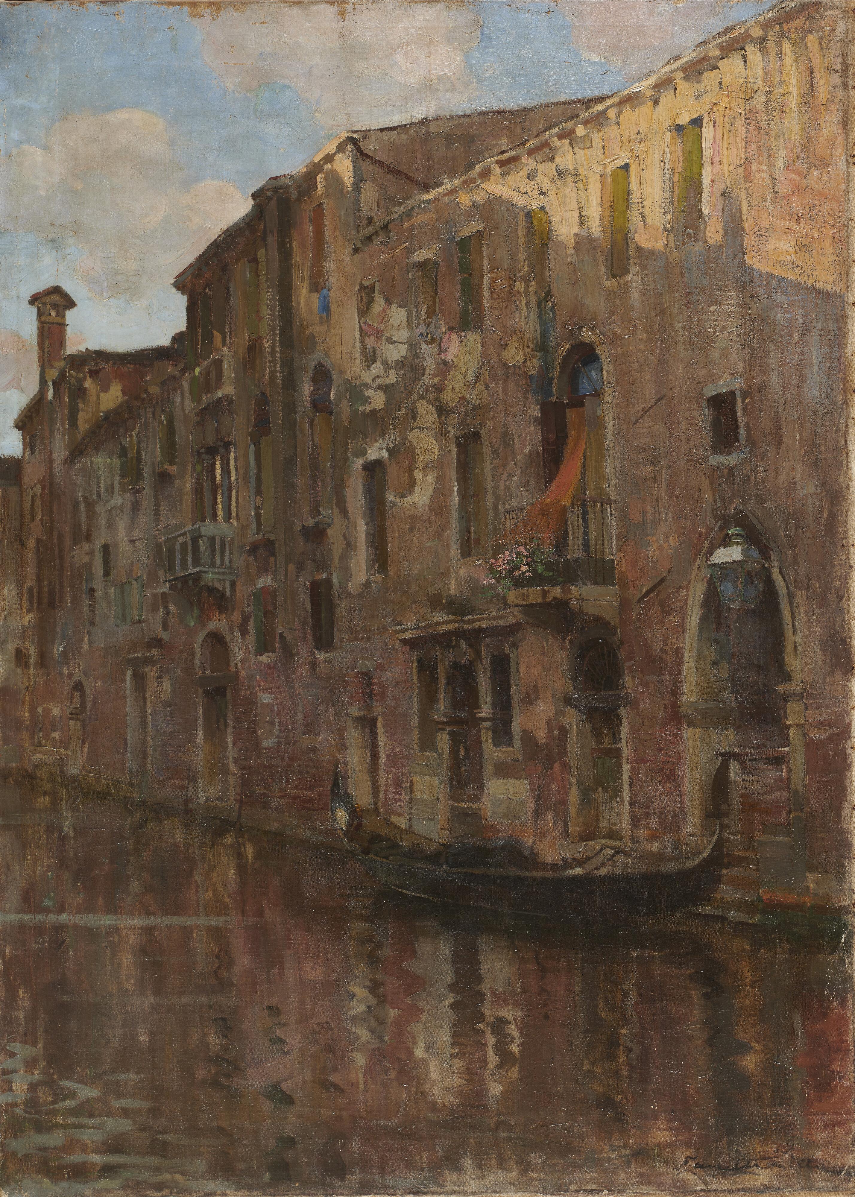 Vittore Zanetti Zilla - Canale a Venezia