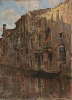 Vittore Zanetti Zilla - Canale a Venezia