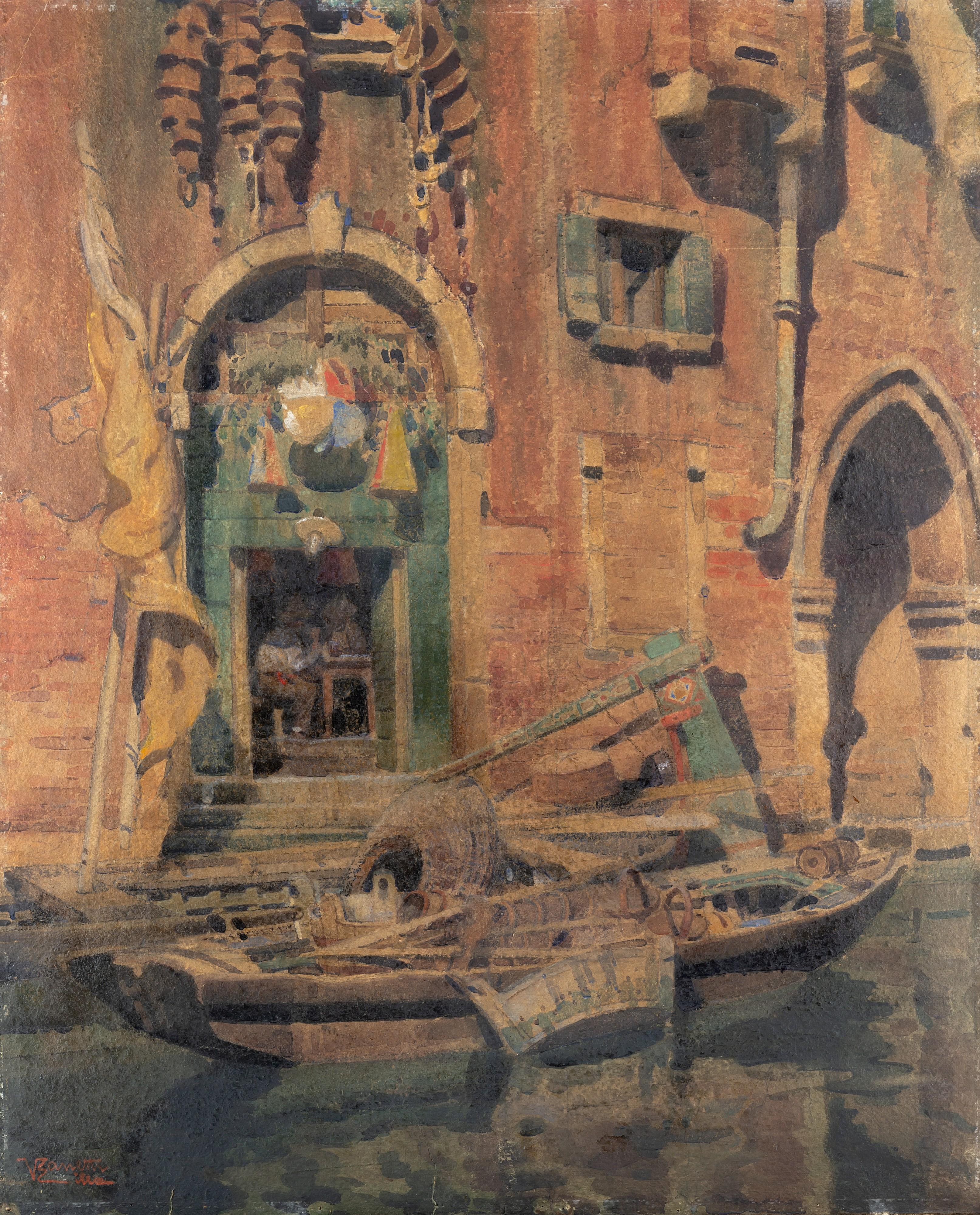 Vittore Zanetti Zilla - Canale veneziano