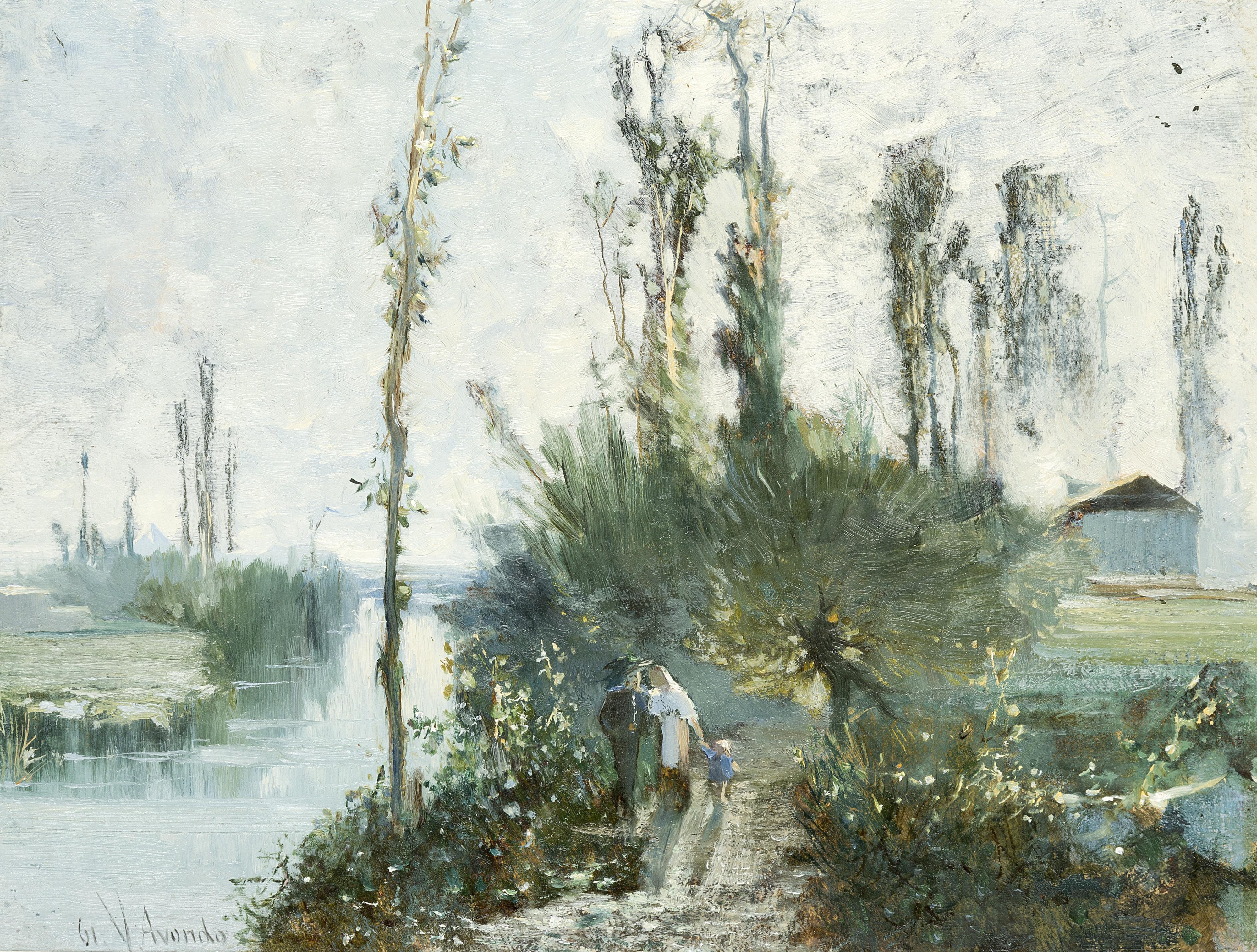 Vittorio Avondo - La famiglia del bersagliere