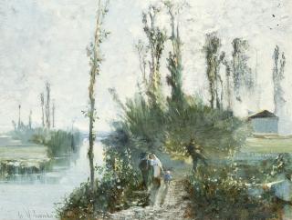 Vittorio Avondo - La famiglia del bersagliere