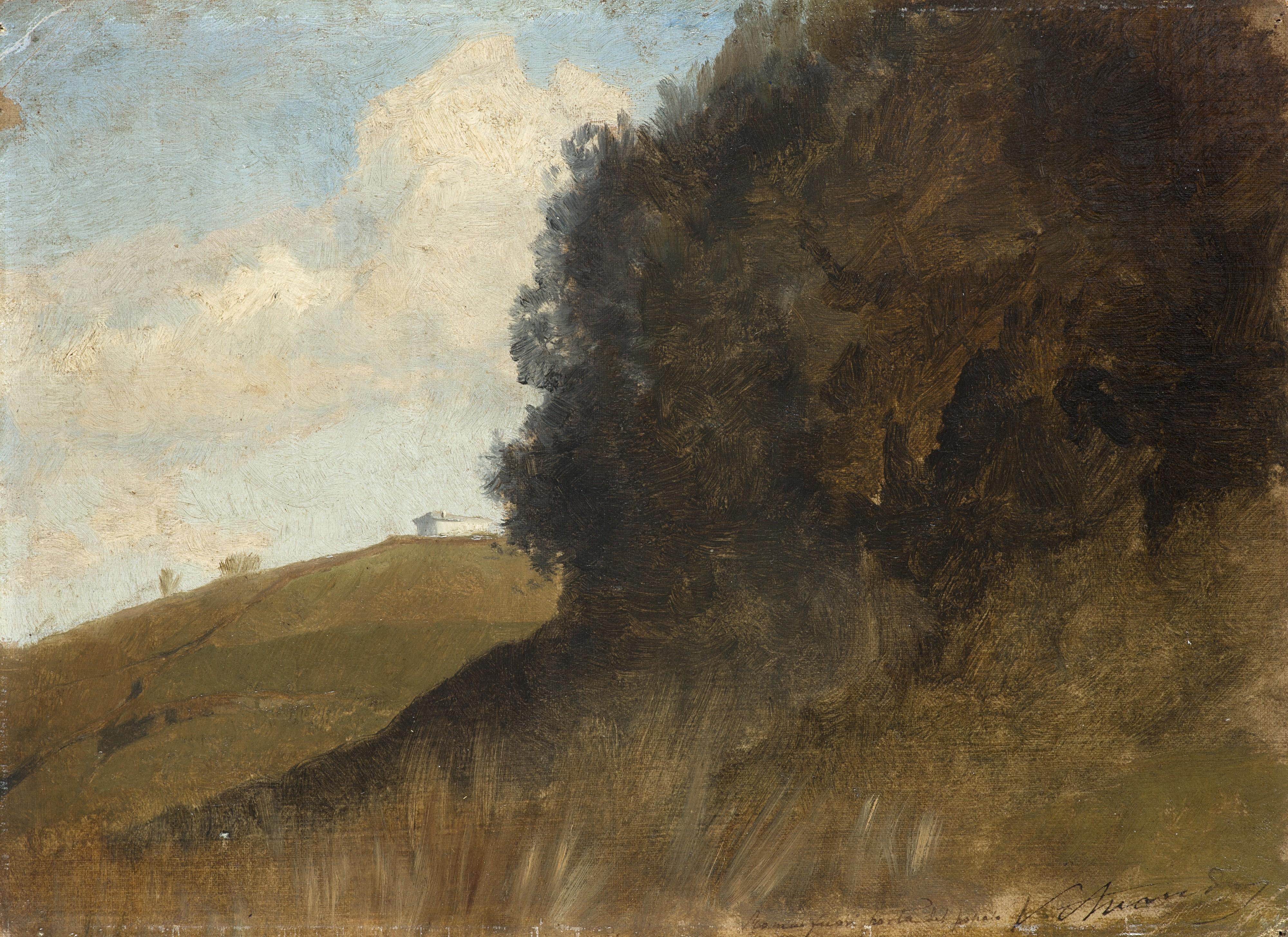 Vittorio Avondo - Roma, fuori Porta del Popolo