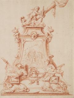 Vittorio Maria Bigari - Studio di figura con forgia