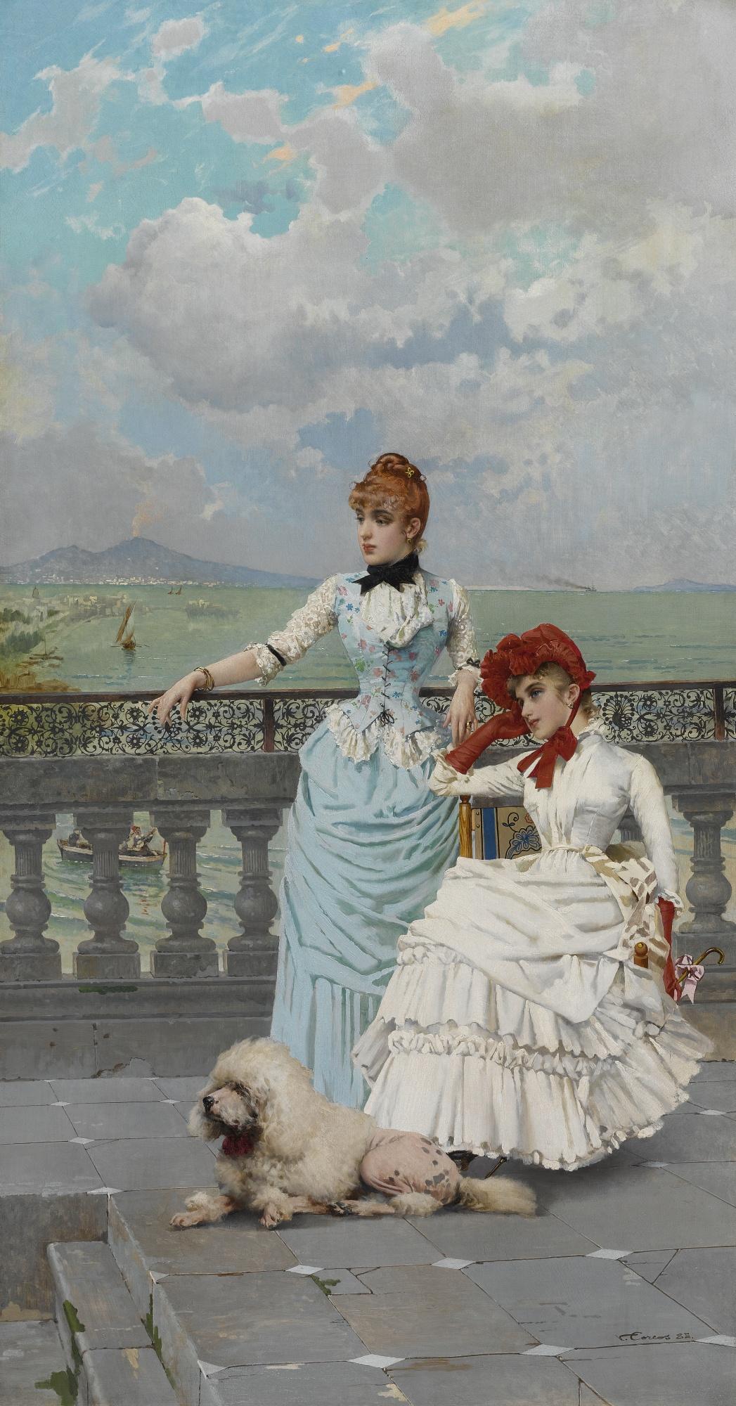 Vittorio Matteo Corcos - Italian neapolitan Beauties  